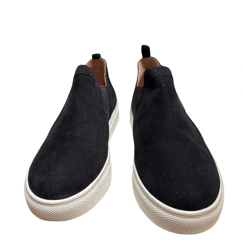Caslon Ezra Women's Black Slip-On Suede Sneakers 5.5
